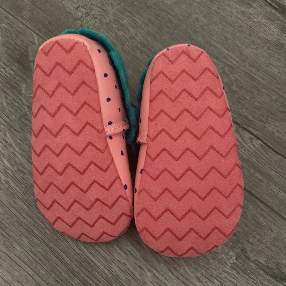 Cat & Jack Watermelon Moccasin- Baby Shoes
